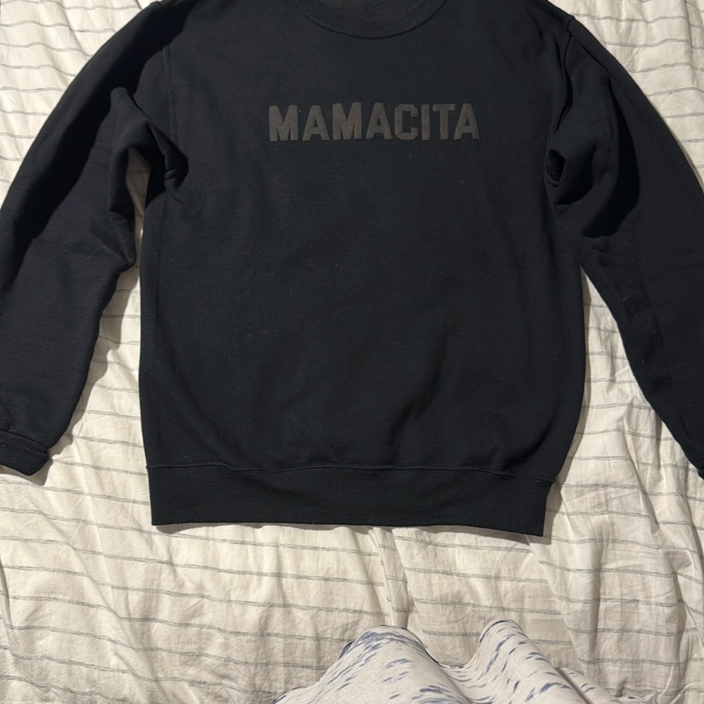 Trendy “ Mamacita” Black Crewneck Sweater - Internet Viral